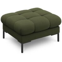 Pouf en tissu structurel vert