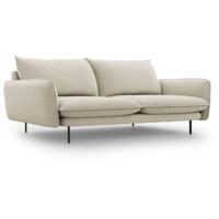 Canapé 4 places en tissu structurel beige