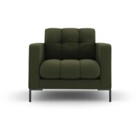 Fauteuil en tissu structurel vert