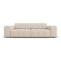 Canapé 3 places en chenille beige