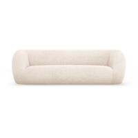 Canapé 3 places en bouclé beige