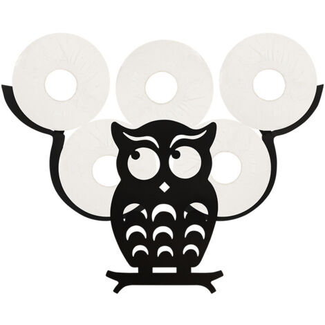 Porte-papier toilette décoratif en forme de hibou et de mouton, support mural pour mouchoirs en forme d'animaux, peut contenir 7 rouleaux