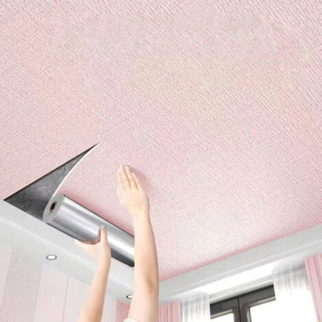 Carreaux de plafond 50 cm x 5 m auto-adhésifs, panneaux de plafond en mousse XPE, flexibles et résistants aux fissures, faciles à couper
