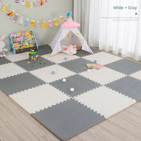 Tapis de jeu en mousse EVA pour bébé, 20 pièces, tapis de protection de sol, tapis d'entraînement, tapis de yoga, 30 x 30 x 1 cm
