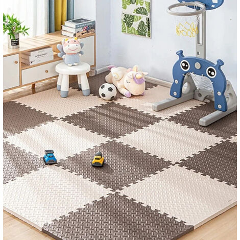 Tapis en mousse EVA pour chambre à coucher, tapis de puzzle pour enfants, tapis de jeu pour bébé, décoration de la maison, salon, 16 pièces