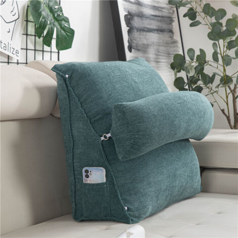 Coussin de dossier triangulaire grand format, coussin de chevet pour canapé-lit, coussin de soutien de taille, décoration de chambre (1/5)