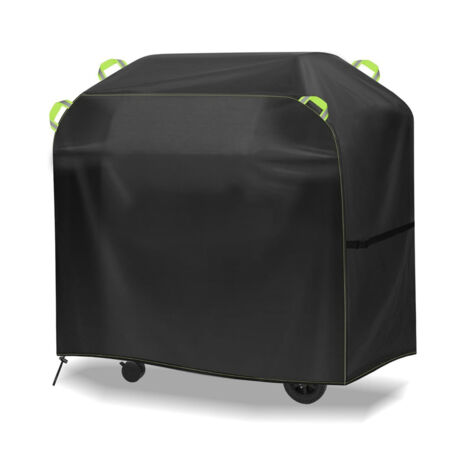 Housse de barbecue robuste de 170 cm (67 pouces) - Housse de barbecue réglable avec cordon de serrage, pour camping, résistante à la chaleur (1/5)