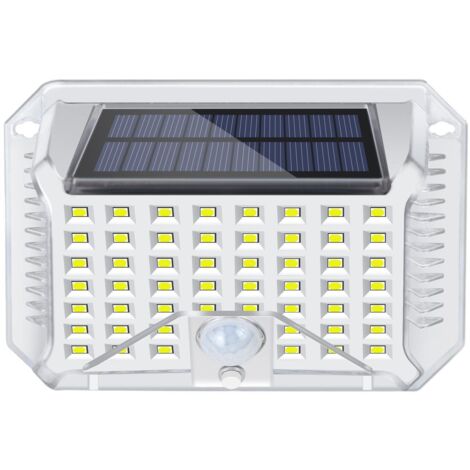 Luce solare a 90 LED per esterni, luce solare da giardino con sensore di movimento, applique di sicurezza, 3 modalità impermeabile (1/5)