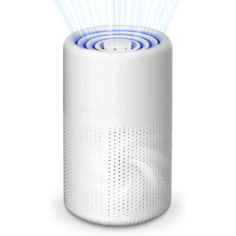 Purificateur d’Air HEPA pour Allergies avec Triple Filtration Préfiltre + Filtre HEPA + Charbon Actif, Élimine Pollen, Poils d’Animaux, Fumée et Odeurs, Idéal Chambre et Bureau (1/5)