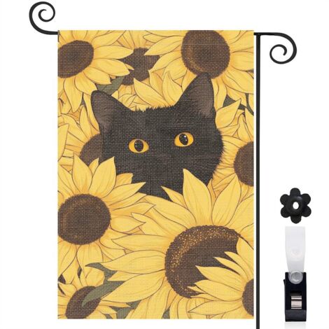 Drapeau de jardin extérieur décoration pour maison de campagne toile durable double face 30 x 45 cm pour jardin maison (1/5)