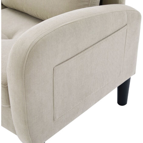 166 x 118 x 77 cm. Canapé d’angle en forme de L avec un canapé-lit. Canapé pour 3 personnes. Matériau du tissu : cuir. Pieds en plastique. Design modulaire. Idéal pour les salons, les appartements et (1/5)