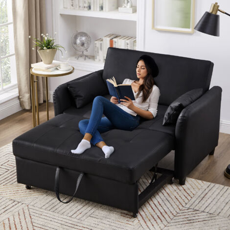 Avec fonction de couchage… Lit multifonctionnel. Lit convertible en deux places. Hémisphère du dos réglable en 3 niveaux. Matériau résistant à l’eau. Peu difficile à transformer en lit. (1/5)
