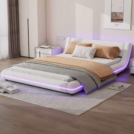 140200 cm. Matériau de base : PU. Lumière LED intégrée à l’environnement. Couleur : blanc. (1/5)