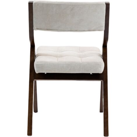 CHAIRS RÉTRÉSÇABLES AVEC BÉBÈLE – Chaises pliantes avec coussin en bois. Paire de chaises pliantes, faciles à transporter et assemblées. (1/5)