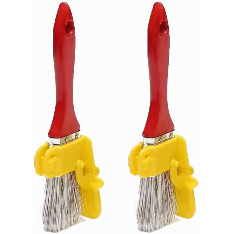 2 coupe-bordures professionnels, coupe propre, brosse à peinture, outil multifonctionnel pour la maison, outil de peinture de salle murale (1/5)