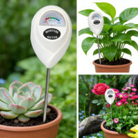 2 pcs Capteurs d’Humidité du Sol pour Plantes, Testeur Eau Terre Anti Sur-Arrosage, Hygromètre Jardin pour Fleurs Légumes et Plantes en Pot