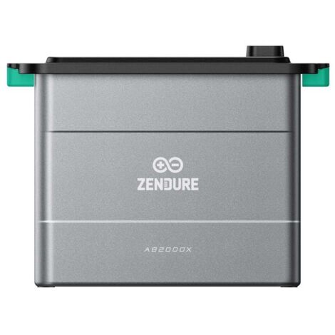 Zendure SolarFlow AB2000X, Speicher für SolarFlow Balkonkraftwerk, 1920Wh LiFePO4, 9607680Wh Erweiterbare Kapazität, Selbsterhitzende Funktion, Aerosol-Feuerlöschsystem, IP65, Einfache Installation