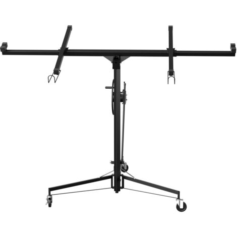 STANEW Alzalastre per cartongesso XXL, alzalastre per cartongesso,pannelli cartongesso,Regolabile In Altezza 140-325 cm, Portata Di 68 Kg, Nero