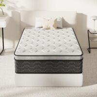 STANEW Materasso singolo 80x190, Altezza 30cm, Materasso a Molle e Schiuma, Insacchettate Sostegno Perfetto, Confortevole e Traspirante, Durezza Media,Ortopedico Ergomico,Materassi letto