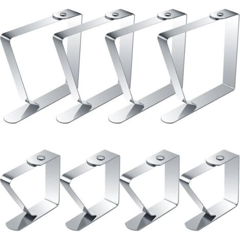 7cm Outdoor Tablecloth Clip, Anti-Slip, Large Adjustable Stainless Steel Tablecloth Clip, for Kitchen, Office, Garden (1/5)
