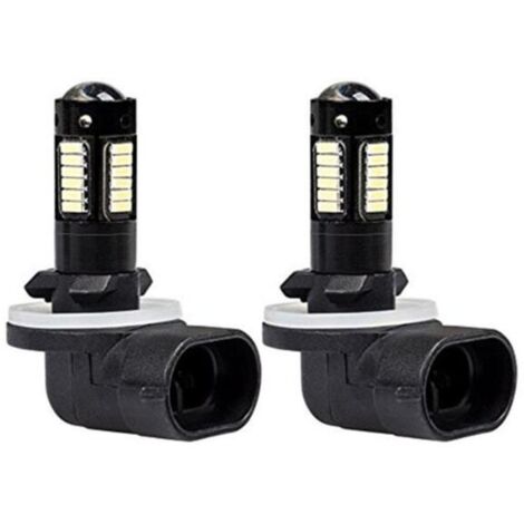 Ampoules de remplacement LED blanches 6500K 30SMD 4014 881 880 H27 pour feux antibrouillard (1/5)