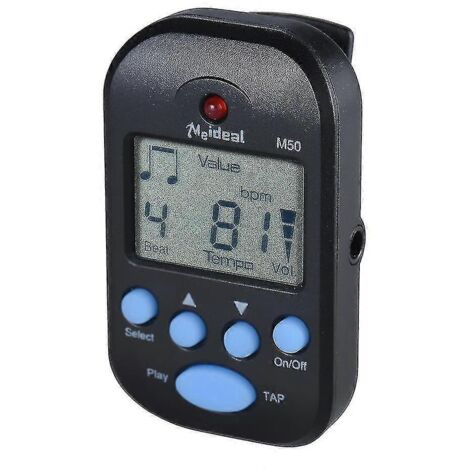 Métronome numérique professionnel à pince avec écran LCD, léger et facile à utiliser. (1/5)