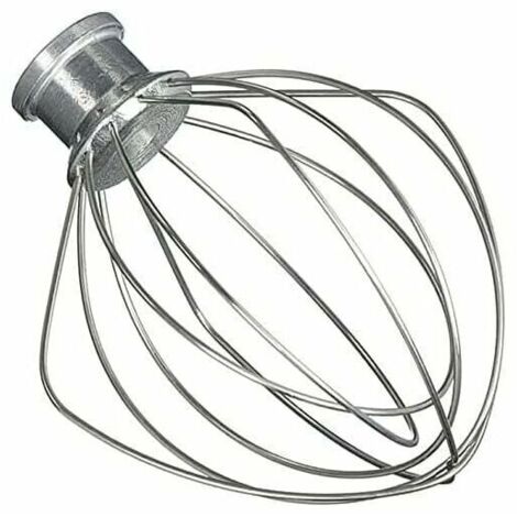 Fouet en Fil d'acier Inoxydable Compatible avec KitchenAid K45WW WP9704329 KSM150 KSM160 K45 KSM90 Accessoire Robot