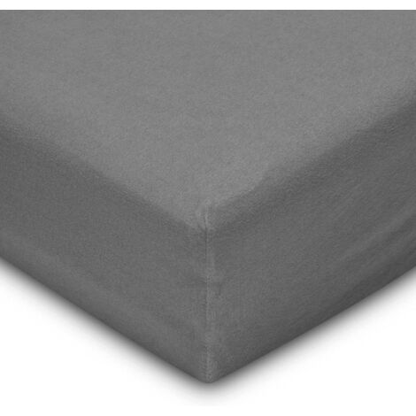 Drap Housse 180x200 cm en Microfibre Gris Clair avec Coins Élastiqués pour Matelas de 30 cm Haut Tissu Anti-Acarien Hypoallergénique De Haute Qualité Doux et Durable Lavable en Machine (1/5)