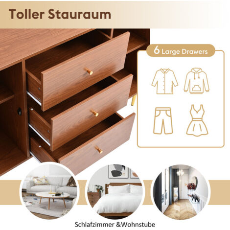 Buffet Bas, Armoire De Rangement 80×35×80cm Avec 2 Tiroirs, LED, Portes, Rangements, En Mdf, Blanc - Buffet