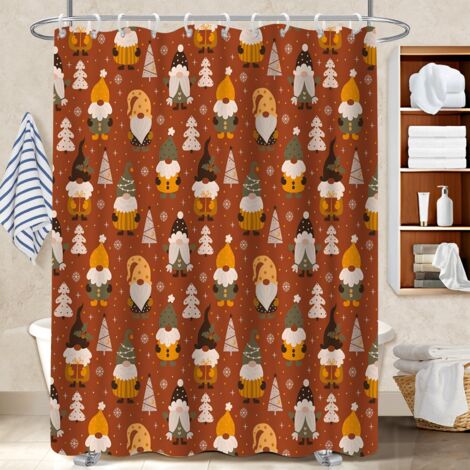 Rideau de bain en polyester 180x180 original séparation douche pour une déco moderne (1/5)