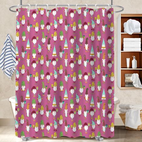 Voile de douche fluide en polyester 180x180 Évasion bâche polyester douche pour se sentir en vacances chez soi (1/5)