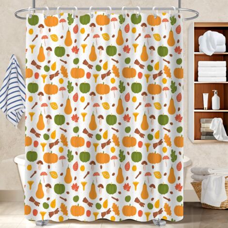 Rideau de douche 180x180 antifongique polyester pour salle de bain pour un printemps fleuri dans la salle de bain (1/5)