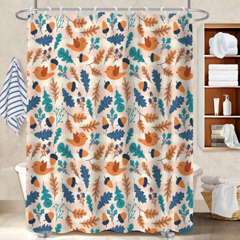 Rideau polyester pour douche 180x180 résistant rideau étanche pour logement étudiant (1/5)