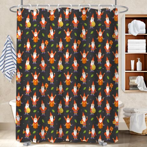 Kit rideau de douche en polyester 180x180 esthétique polyester pour salle de bain pour se sentir en vacances chez soi (1/5)