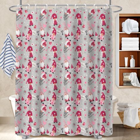 Rideau douche polyester 180x180 original cache baignoire pour maison de vacances au bord de la mer (1/5)