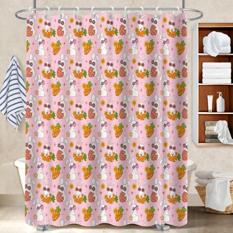 Rideau de douche 180x180 pratique voile de douche pour rafraîchir sa salle de bain (1/5)