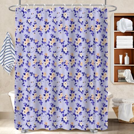 Rideau de bain imprimé polyester 180x180 original housse de baignoire pour éviter les moisissures dans une pièce humide (1/5)