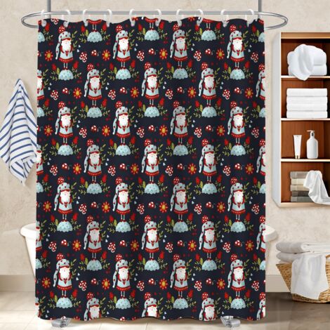 Rideau de bain en polyester 180x180 résistant rideau étanche pour une déco qui inspire (1/5)