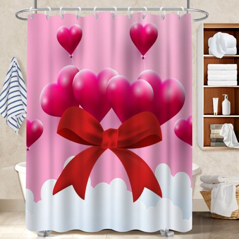Rideau polyester pour douche 180x180 cocooning rideau étanche pour un éveil en douceur le matin (1/5)
