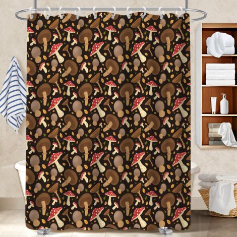 Rideau douche polyester 180x180 moderne housse de baignoire pour salle d’eau sans fenêtre (1/5)