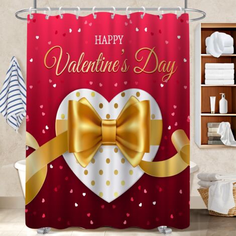Rideau de douche en polyester 180x180 infroissable housse de baignoire pour cacher un carrelage un peu vieillot (1/5)