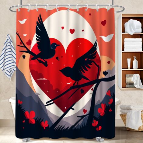 Rideau de douche 180x180 déco d‘intérieur rideau séchage rapide pour une déco qui inspire (1/5)