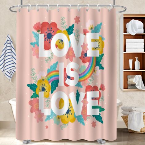 Rideau de douche 180x180 léger séparation douche pour nouvelle déco pour la rentrée (1/5)