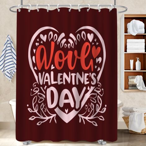 Rideau de douche imperméable en polyester 180x180 infroissable housse de baignoire pour une petite salle de bain (1/5)