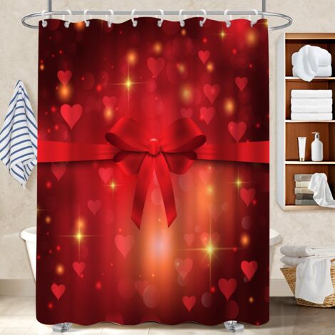 Rideau douche imperméable polyester 180x180 cocooning rideau imperméable pour créer une ambiance spa (1/5)