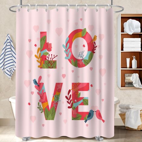 Voile de douche polyester 180x180 Épais housse de baignoire pour adapté aux animaux domestiques (1/5)