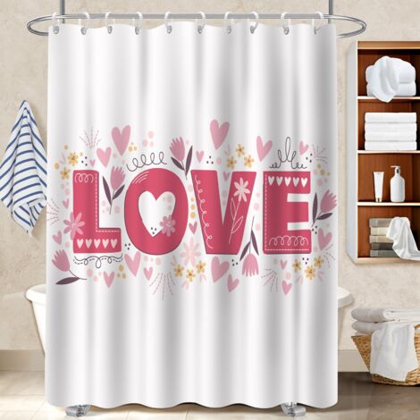 Rideau douche polyester 180x180 Épais protection douche pour une déco qui inspire (1/5)