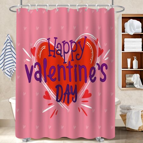 Rideau de douche tissu polyester 180x180 moderne voile de douche pour protéger le sol des éclaboussures efficacement (1/5)