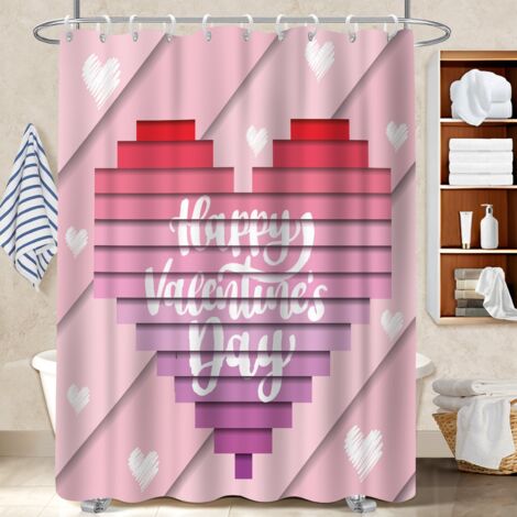 Rideau polyester pour douche 180x180 robuste voile de douche pour une déco moderne (1/5)