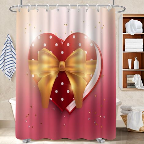 Kit rideau de douche en polyester 180x180 Évasion rideau séchage rapide pour protéger le sol des éclaboussures efficacement (1/5)